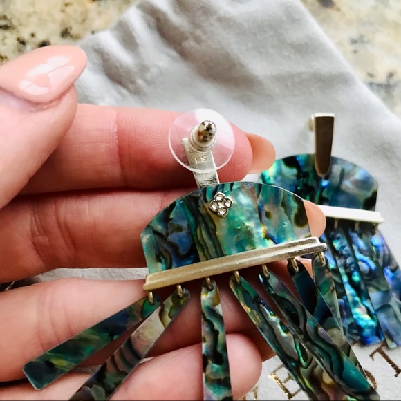Kendra Scott Abalone Layne Earrings - Picture 2 of 3
